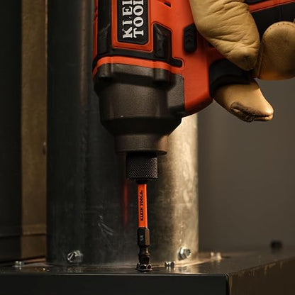 KLEIN TOOLS 32313HD | Desarmador De Impacto 13 En 1 |Puntas Intercambiables | Desarmador con matraca para cambios rápidos; sus puntas intercambiables agilizan ajustes y facilitan el trabajo diario.
