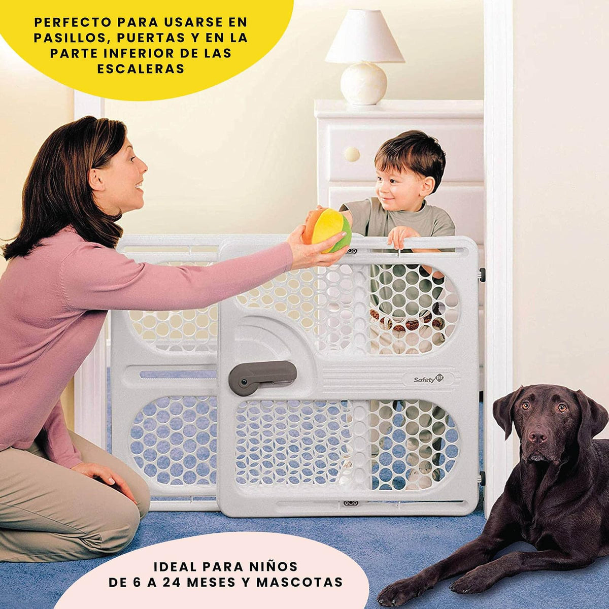 Safety 1st Easy Fit- Puerta de Seguridad, 71 a 101.6 cm
