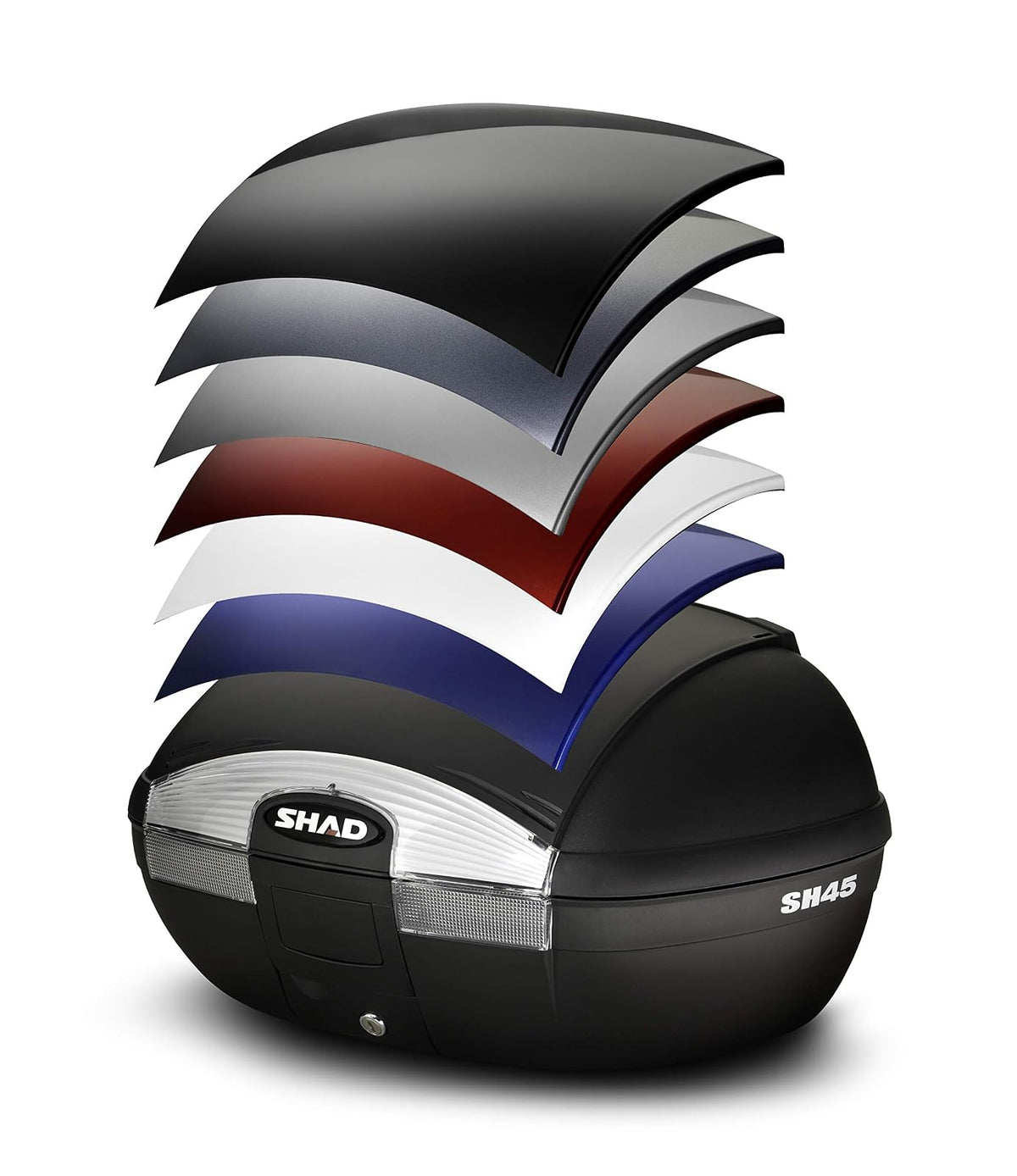 Shad BAUL Trasero Motocicleta SH45, 45 litros, Negro Mate
