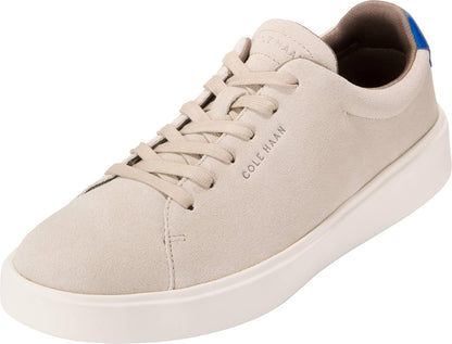 Cole Haan Grand Crosscourt Traveler Tenis para Hombre - 28.5 cm - Oxford Tan Suede - True Blue - Ivory