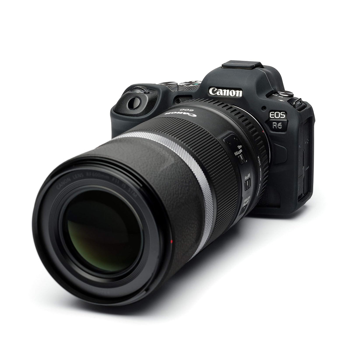 EasyCover - Funda de Silicona para cámara - Protección para su cámara Canon R5/R6/R6 II (Negro)