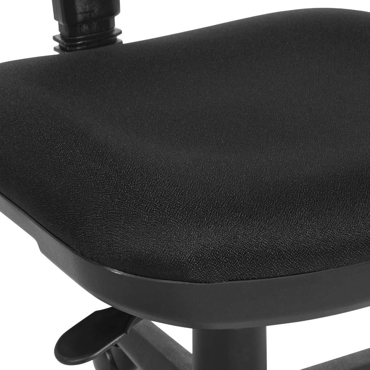 Office Star - Silla de Oficina esculpida neumática con Asiento Acolchado Grueso y Soporte Lumbar Integrado, Color Negro