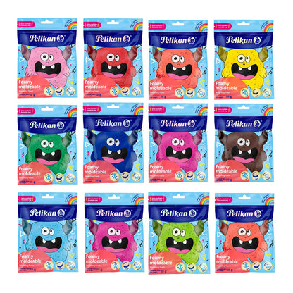 Pelikan Kit Foamy Moldeable Colores Surtidos12 piezas