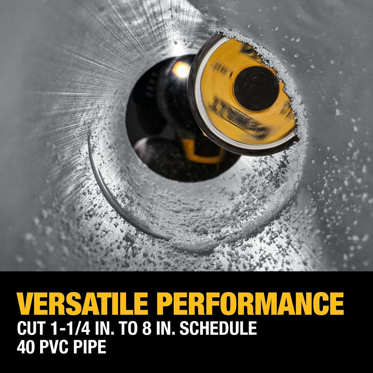 DEWALT Impact Connect Cortador de tubos de PVC, rueda de corte de grano de diamante (DWAIPCIR)