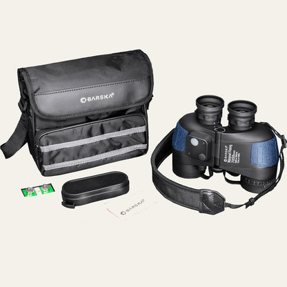 Barska AB10798 Deep Sea 7x50 Waterproof Floating Binocular with Internal Rangefinder & Compass