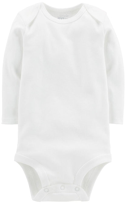 Simple Joys by Carter's Unisex Babies' Long-Sleeve Bodysuit, Pack of 7