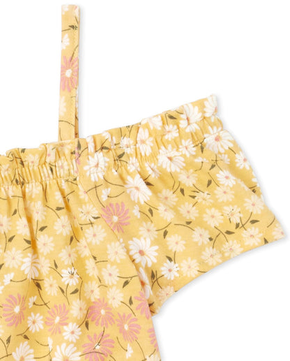 The Children's Place Y mamelucos estampados para niños pequeños Mamelucos bebés niñas
