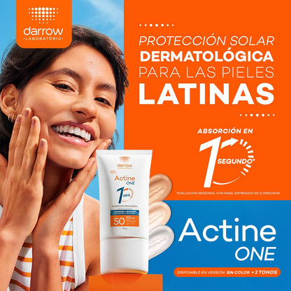 Darrow Actine One Colors Protector Solar Facial FPS50 Tono Medio, 40ml | 40ml