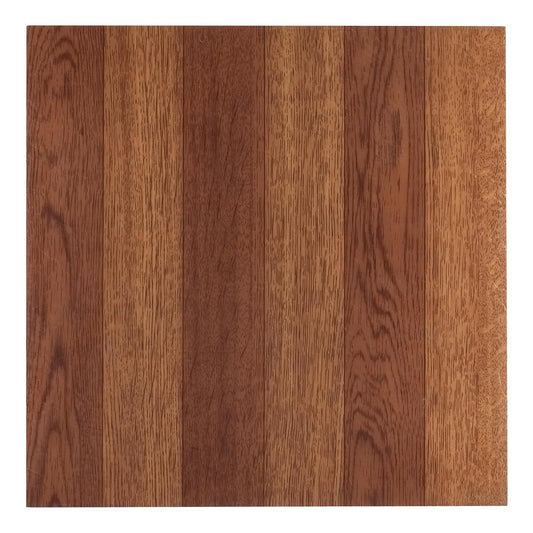 Achim Home Furnishings FTVWD22345 Tivoli - Azulejos de vinilo autoadhesivos, 30,5 x 30,4 cm, roble medio, paquete de 45