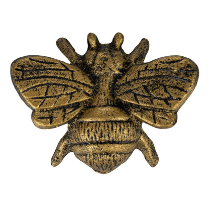 Creative Co-Op - Abrebotellas de abeja de metal fundido envejecido, dorado