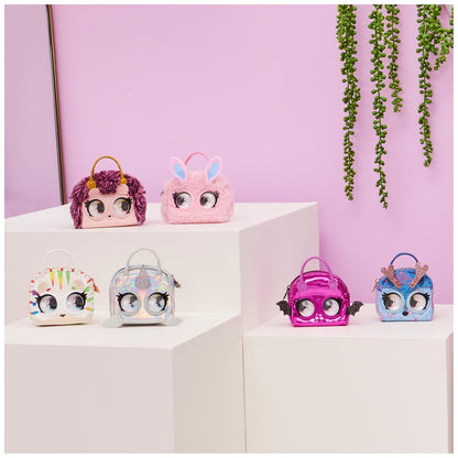 cartera Pets Micros, Roarin' Rainbow Tiger Elegante bolso pequeño con función de rollo de ojos, juguetes para niños para niñas de 5 años en adelante