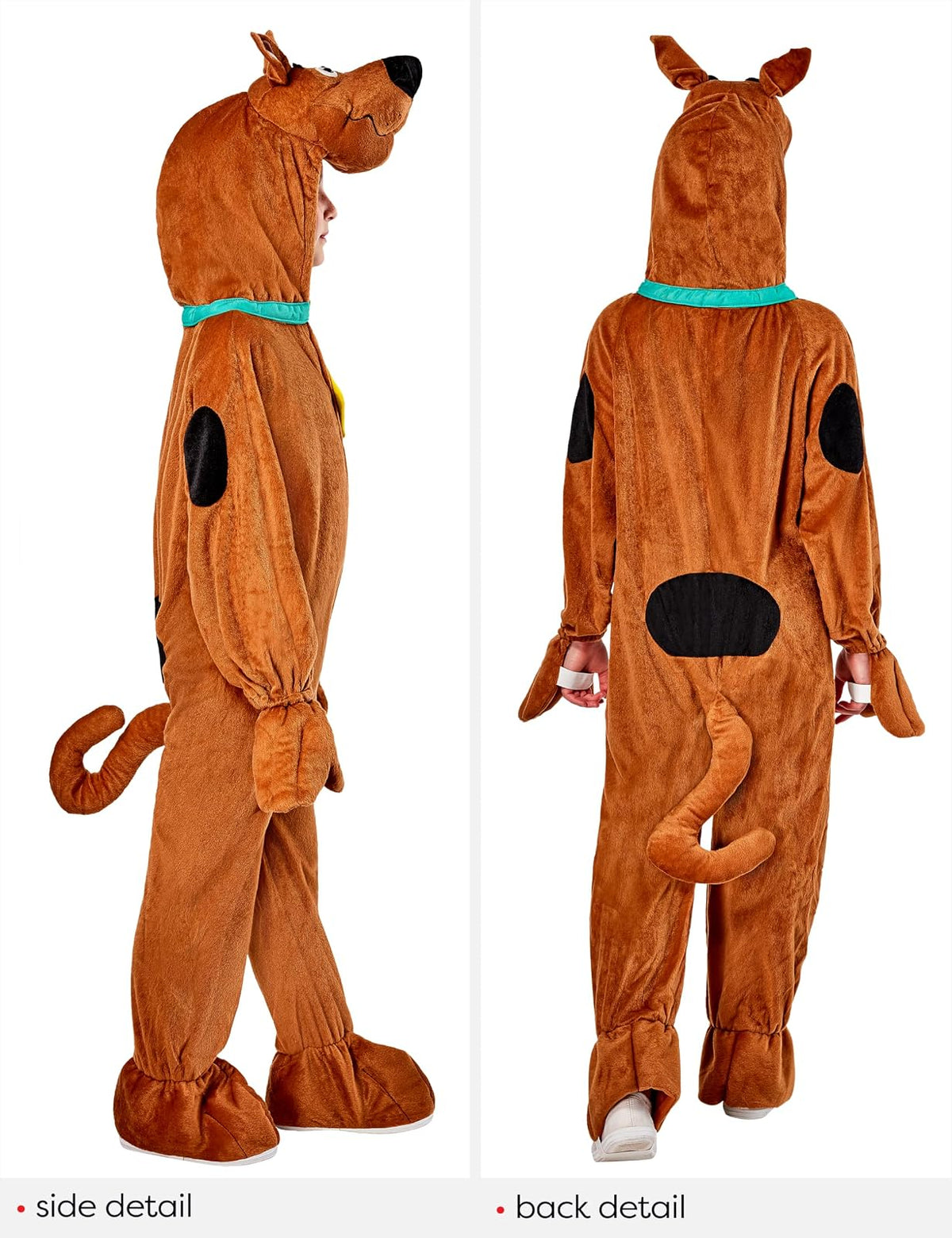 Scooby Doo - Disfraz de Scooby para niño, Scooby-doo Childs Deluxe Scooby, Large
