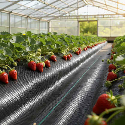 VEVOR Malla Antihierbas 1,2 x 15,2m, 90 g/m², Paquete de 2, Tela Geotextil para Control de Maleza PP Tejido de Alta Densidad para Jardines, Invernadero, Camino de Grava, Drenaje, Ventilación, Exterior