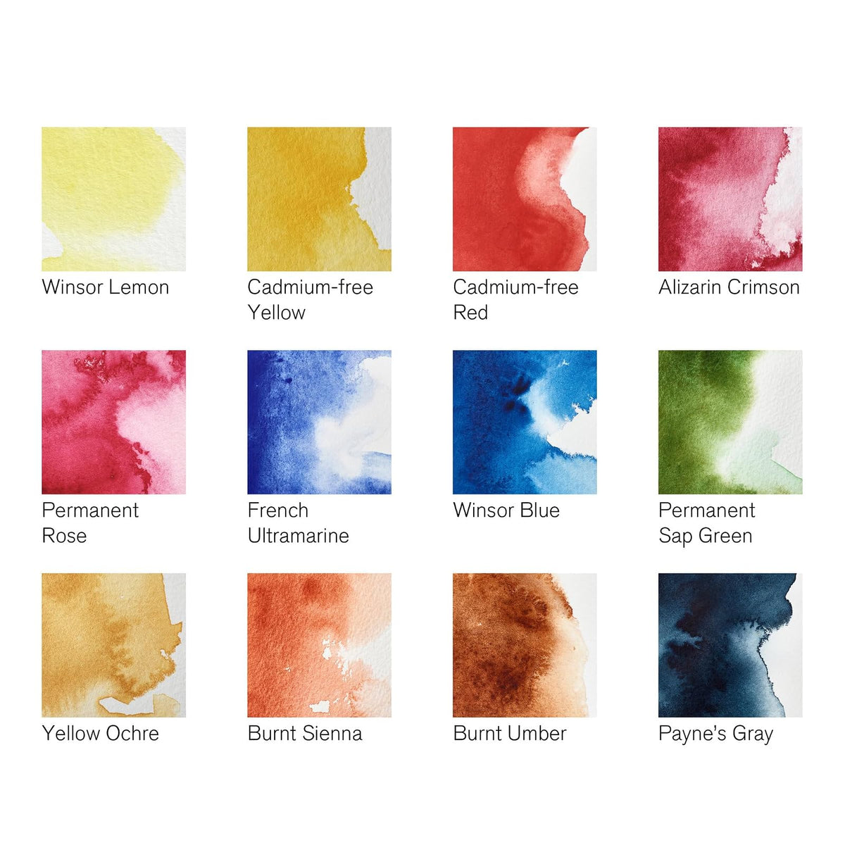 Winsor & Newton 190552 Est Acuarela Artist 12 X 5 ml No 552 | 12 tubos de 5 ml, transparencia inigualable, colores vibrantes de un solo pigmento, permanencia de archivo