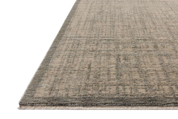 Loloi II Winston Collection WIT-01 Denim/Bone 3'-11" x 5'-7" Area Rug | WIT-01 Aprox. 4x6 azul sala de estar, comedor, recámara, alfombra de área