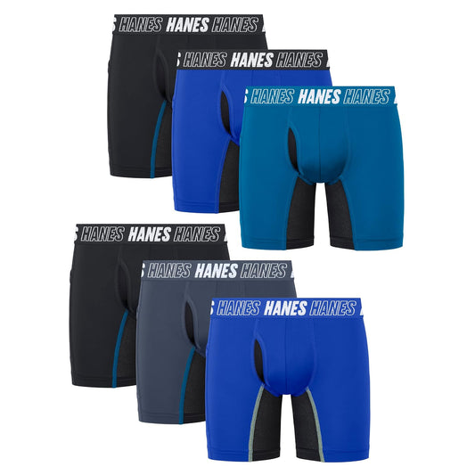 Hanes Boys Moves - Ropa Interior para niños, Paquete de 6