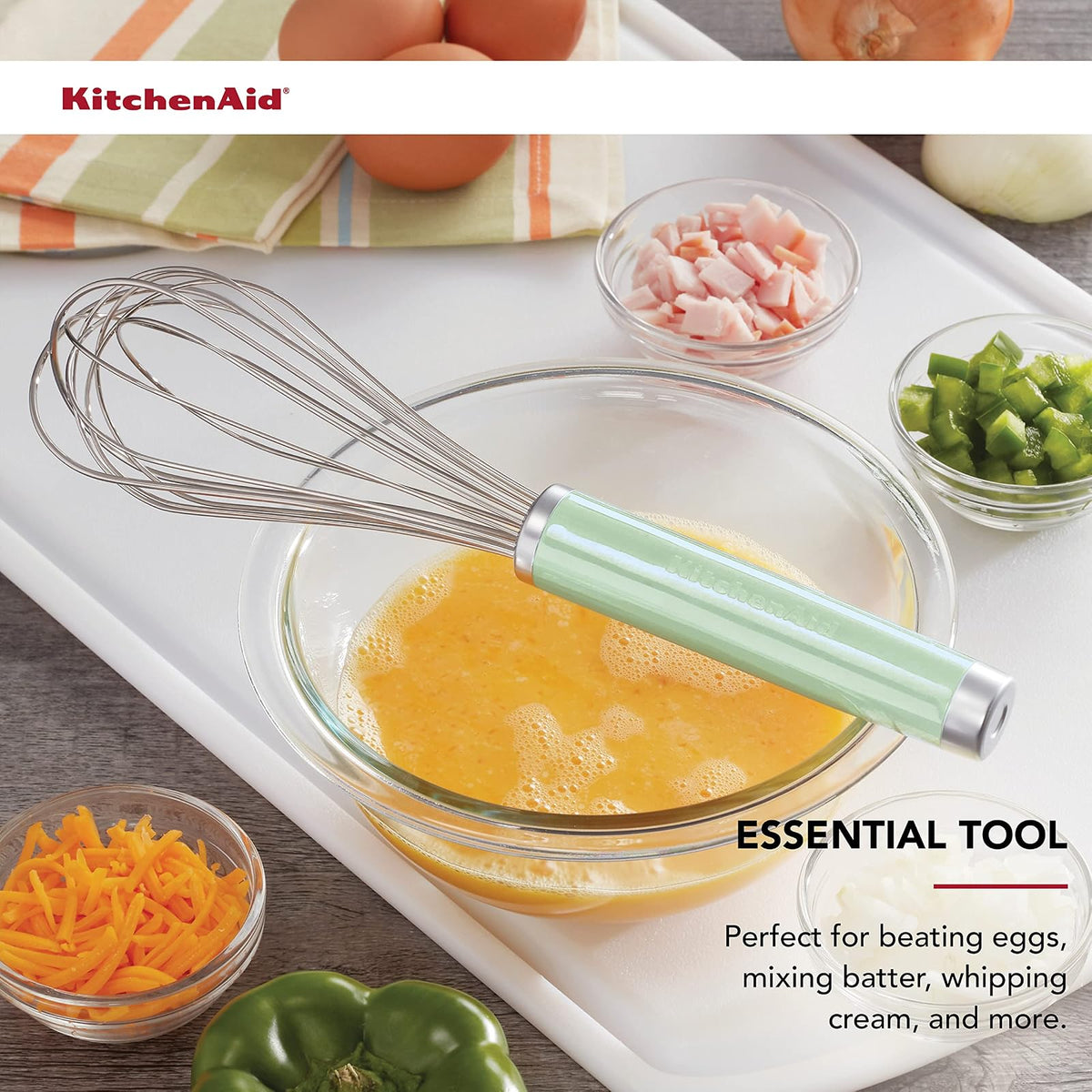 KitchenAid - Batidor clásico utilitario, 10.5 pulgadas, pistacho