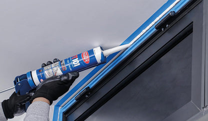 Fester Sellador y Adhesivo para Construcción FT-101, 280ml, Elástico y Multiusos para Todos los Materiales y Climas con Resistencia al Exterior, Fácil de Aplicar, No Tóxico, Gris