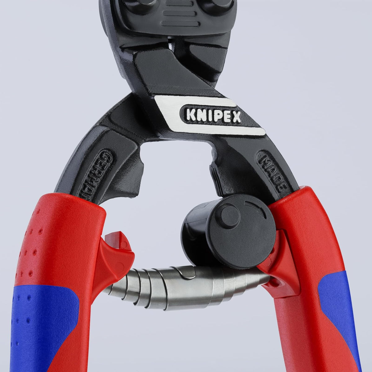 Knipex 71 12 200 SB Cobolt Corta-Alambres Compactos con Fundas Esbeltas en Dos Componentes, 200 mm, color negro