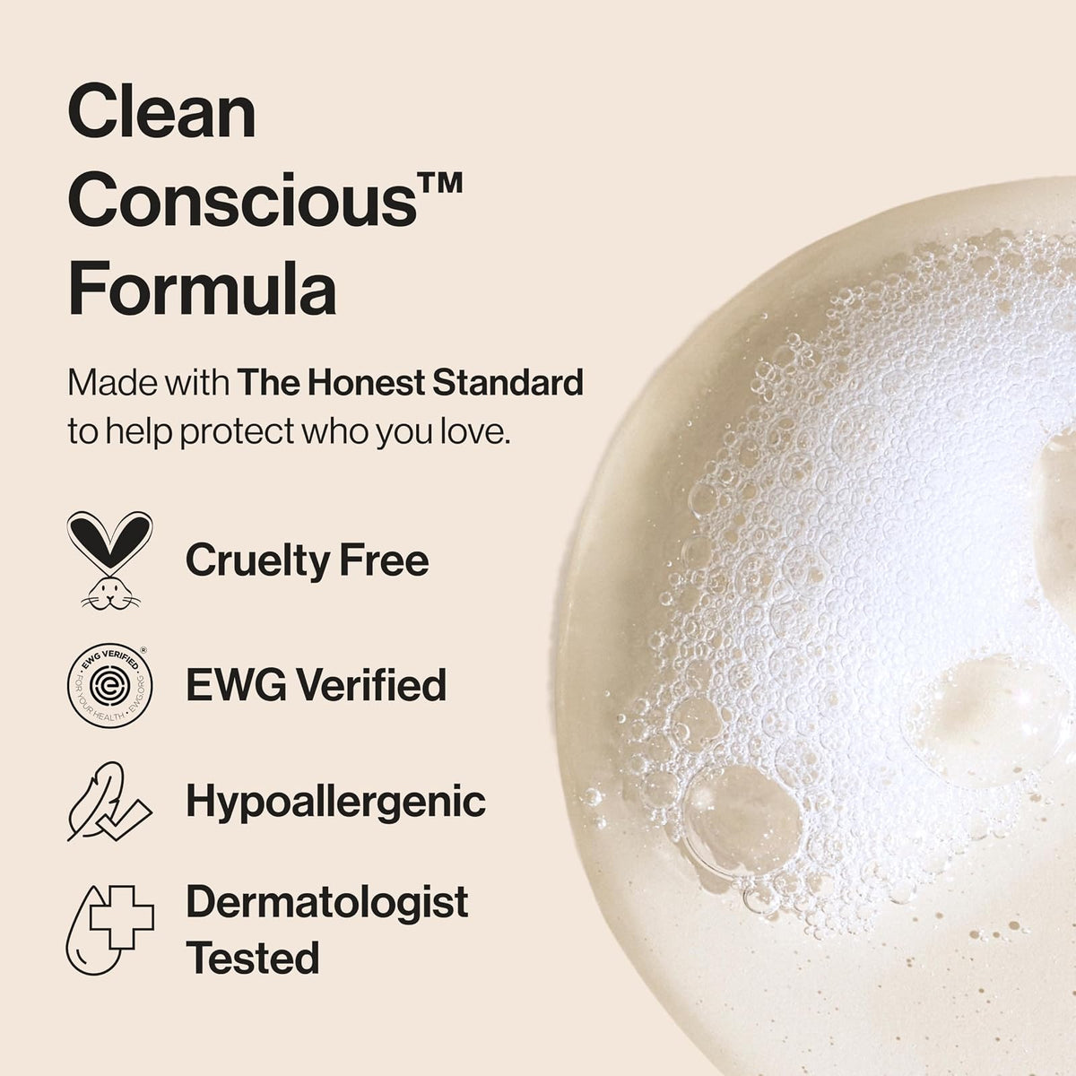 The Honest Company Shampoo Bw, Fragrance Free, color, 295 ml, pack of aquete de, 816645023966, N/A