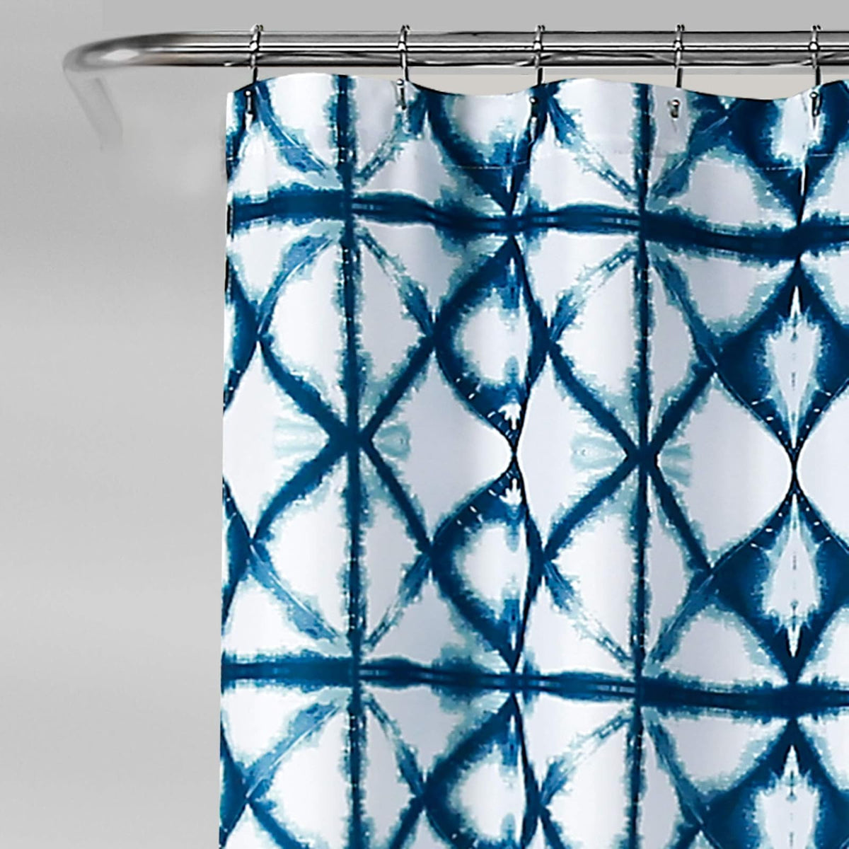 Lush Decor, Cortina de Ducha Geo Shibori, 183 x 183 cm