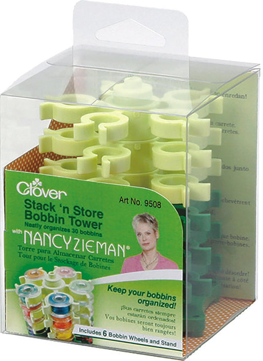 Clover 9508 Stack 'N Store Bobbin Tower with Nancy Zieman