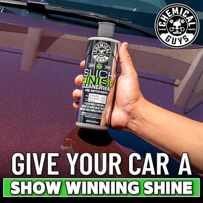 Chemical Guys WAC20616SW Slick Finish Cleaner Cera Limpiadora de Pintura con Carnauba, 473 ml