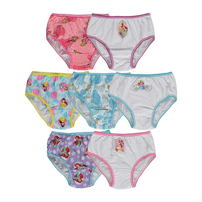 Disney Princess Panty Multipacks with Favorites Cinderella, Belle, Ariel and More in Sizes 2/3t, 4t, 4, 6, 8 Ropa Interior Niñas