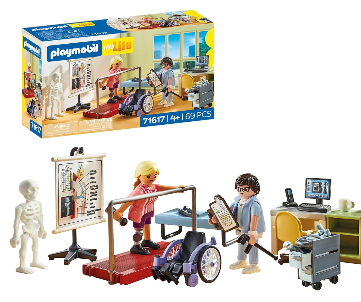 Playmobil Set de Juego Médico Hospital, Varios Escenarios - Ortopedista