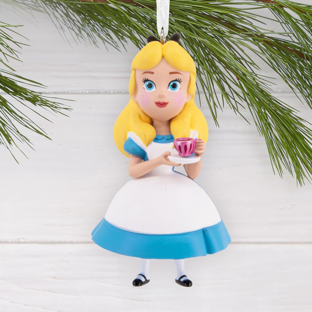 Hallmark - Adornos de Navidad de Alicia en el País de Las Maravillas, Regalos para Fans de Disney