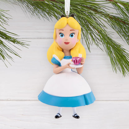Hallmark - Adornos de Navidad de Alicia en el País de Las Maravillas, Regalos para Fans de Disney