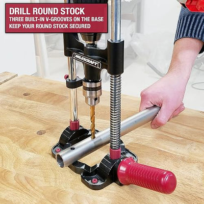 Milescraft - Guía de perforación Drillmate 1318 con portabrocas