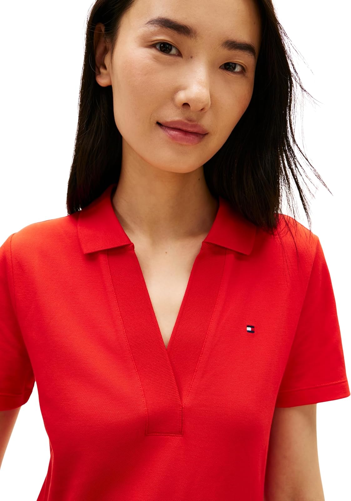 Tommy Hilfiger Slim Open Nk Polo Dress SS Ww0ww42567 Polo Mujer