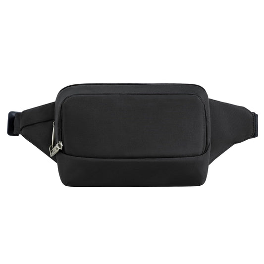 Travelon - Riñonera clásica antirrobo, Negro -, Una talla, Travelon - Riñonera clásica antirrobo