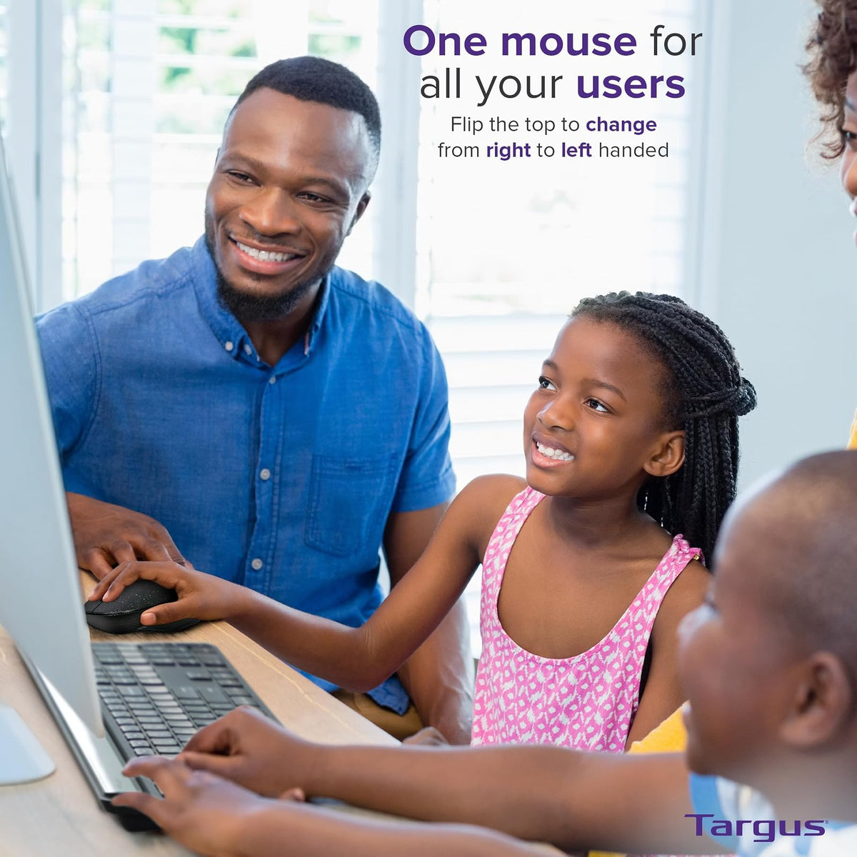 Targus Mouse ERGOFLIP AMB586GL Ecosmart