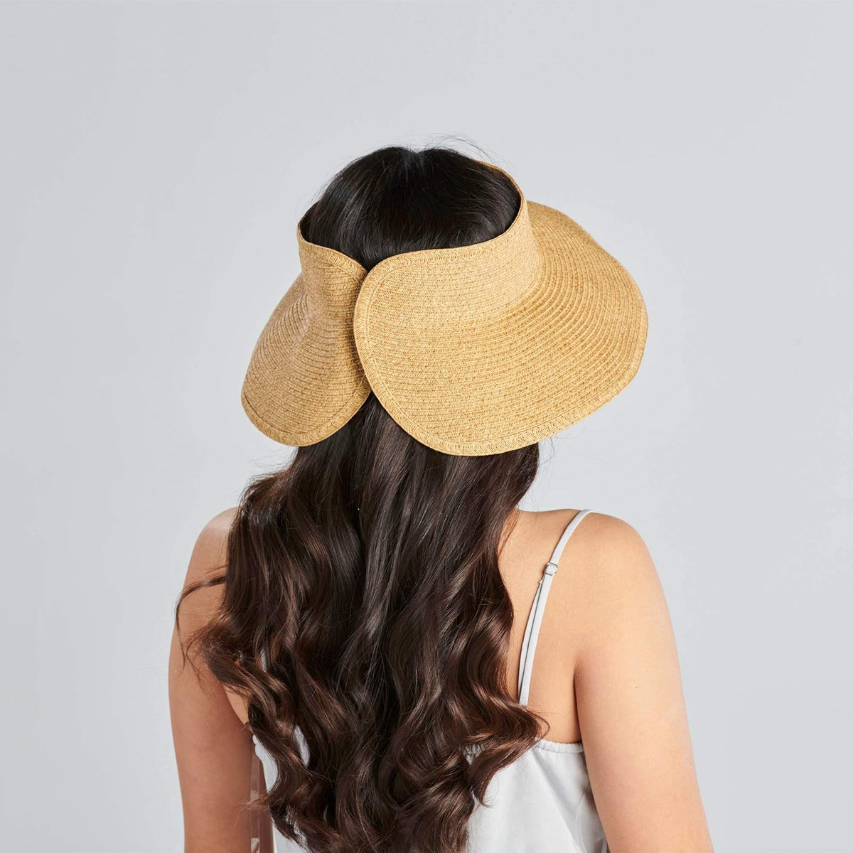 San Diego Hat Co. Visera ultrabraid con Ribete de Cinta y Banda para el Sudor Visor para Mujer