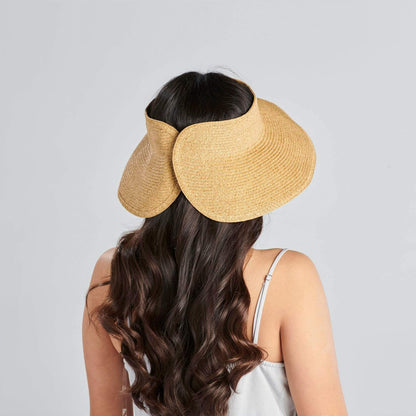 San Diego Hat Co. Visera ultrabraid con Ribete de Cinta y Banda para el Sudor Visor para Mujer