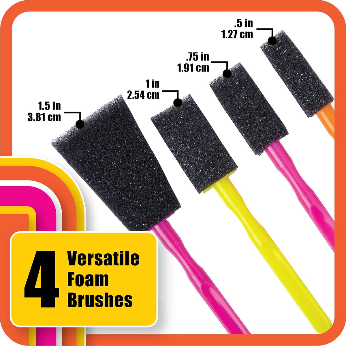 Mod Podge Kit completo de decoupage - Dos botellas de 16 onzas sellador/pegamento para base de agua (acabado mate brillante) con juego de 4 cepillos de espuma, transparente