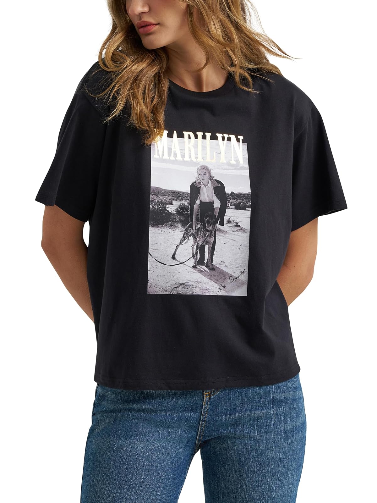 Lee Playera x Marylin Monroe Girlfriend tee para Mujer