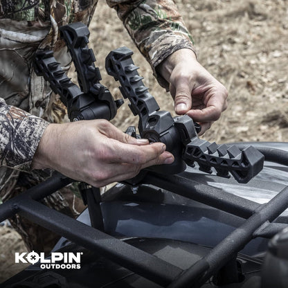 Kolpin 21551 Agarre Rhino Doble Negro, 2 Unidades