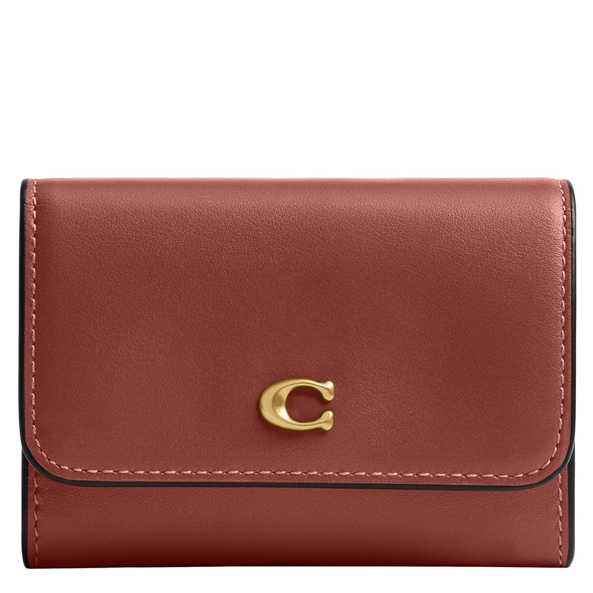 Coach Essential - Funda para tarjetas con solapa, B4/Merlot