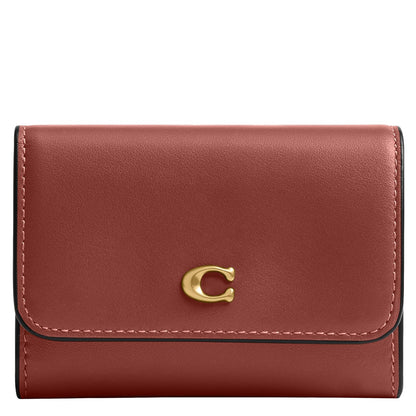 Coach Essential - Funda para tarjetas con solapa, B4/Merlot