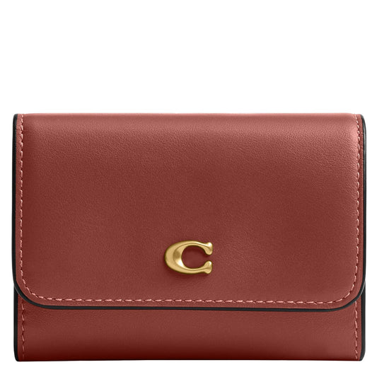 Coach Essential - Funda para tarjetas con solapa, B4/Merlot
