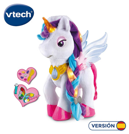 VTech - Unicornio para Aprender a Maquillar Mientras Descubre Los Colores, Multicolor (80-182522), Color/Modelo Surtido