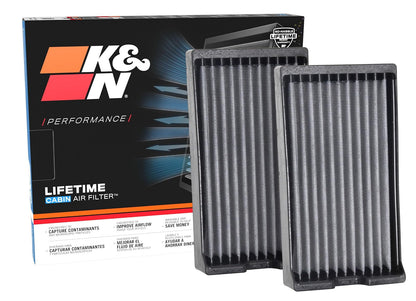 K&N Filtro de Aire de Cabina Premium, Lavable y Reutilizable - VF2063
