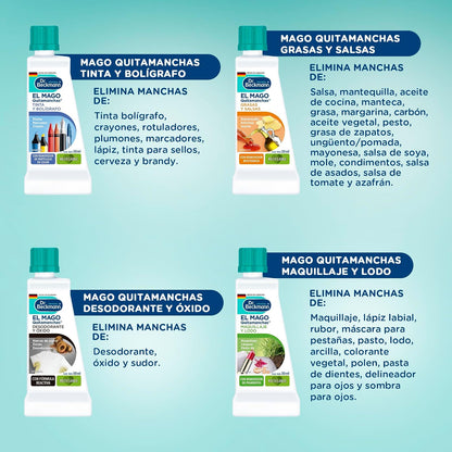 Dr. Beckmann Kit de Magos Quitamanchas, 8 botellas de 50 ml