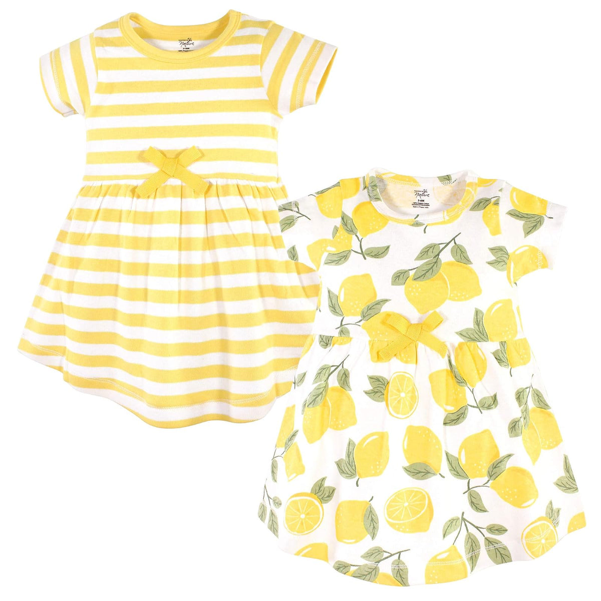 Touched by Nature Organic Cotton Short-Sleeve and Long-Sleeve Dresses Vestido Informal Niñas