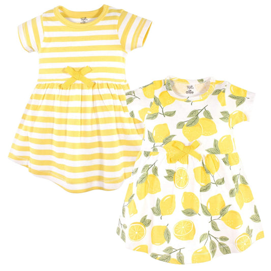 Touched by Nature Organic Cotton Short-Sleeve and Long-Sleeve Dresses Vestido Informal Niñas