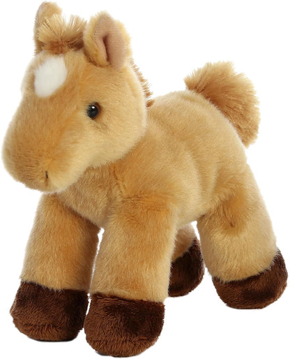 Aurora Mini Flopsie Splish-Splash - Peluche de Animal Compacto 20 cm - 8 pulgadas - Dorado