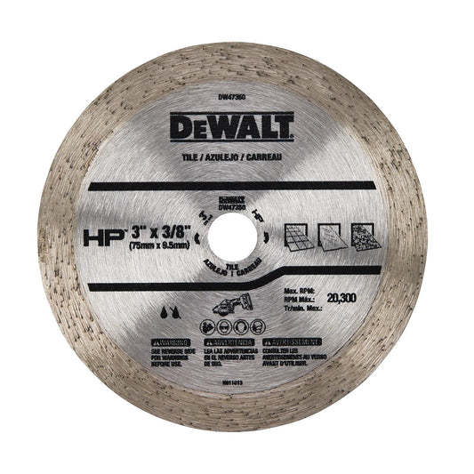 Dewalt 3IN - Azulejo HP continuo (DW47350)